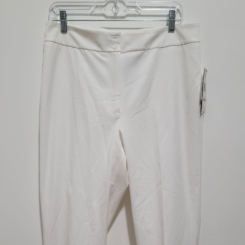 Jones New York Signature White Dress Pants with Tags